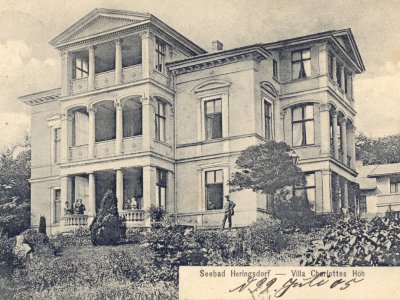 Die Villa Charlottes Höh in einer alten Ansicht.