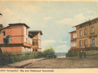 Auf dem Foto ist rechts die Villa Bethanienruh und links die Villa Schlosshauer zu sehen.