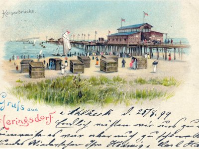 Die Kaiserbrücke als Gepäckabfertigung.