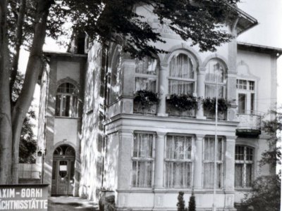 Die Villa als Maxim-Gorki-Gedächtnisstätte.