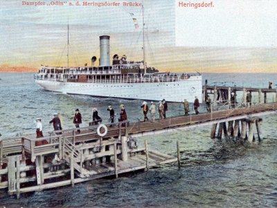 Dampfer Odin in Heringsdorf