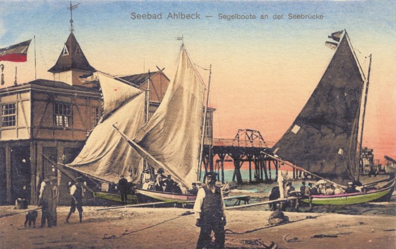 Eine kleine Seepartie gehörte zu jedem Ahlbeck Besuch.