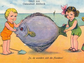 Kinder in Ahlbeck ca.1930